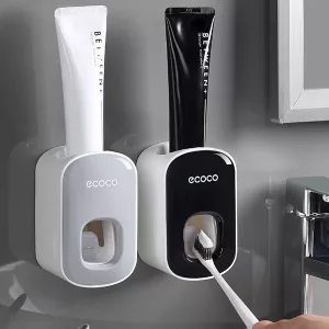 automatický dávkovač zubní pasty, dávkovač zubní pasty, nástěnný dávkovač zubní pasty, elektrický dávkovač zubní pasty