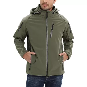 fleecová bunda, zimní bunda, taktická bunda, nepromokavá bunda, bunda s kapucí, fleecová bunda s mikinou, větruodolná bunda