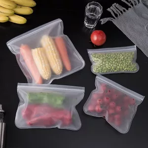 sáček na potraviny, sáček na potraviny na zip, sáčky na zip pro opakované použití, silikonový sáček na potraviny