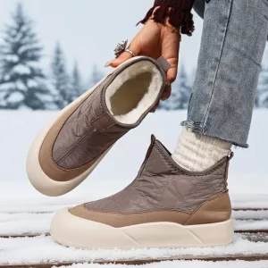 slip on winter boots, insulated snow boots, thick sole boots, insulated boots, chunky sole boots, insulated winter boots, lace boots for women, women's insulated winter boots