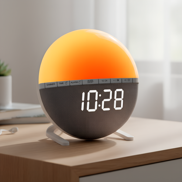 sunlight alarm clock, wake up alarm clock, light alarm clock, natural light alarm clock